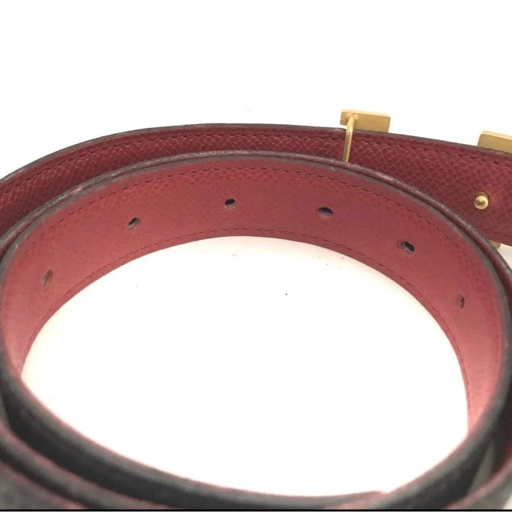 HERMES Constance H Couchevel Leather 70cm Woman Belt